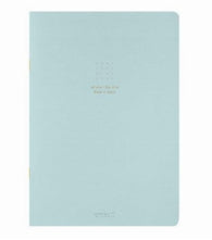 Midori Soft Color A5 Notebook in Blue - Dot Grid