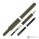 Monteverde Axis Fountain Pen in Olive Fountain Pen