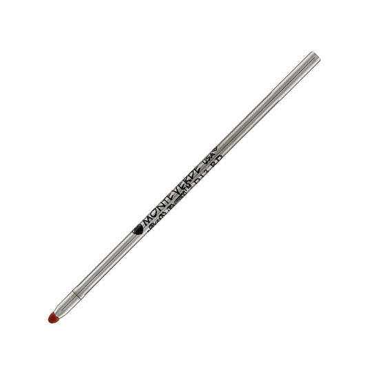 Monteverde D-1 Size Soft Roll Multi Functional Ballpoint Pen Refill in Red - Medium Point