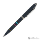 Monteverde Illusia Gel Pen in Diamond Shapes Black Matte with Gunmetal Trim Gel Pen