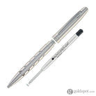 Monteverde Illusia Gel Pen in Triangle Shapes Chrome with Chrome Trim Gel Pen