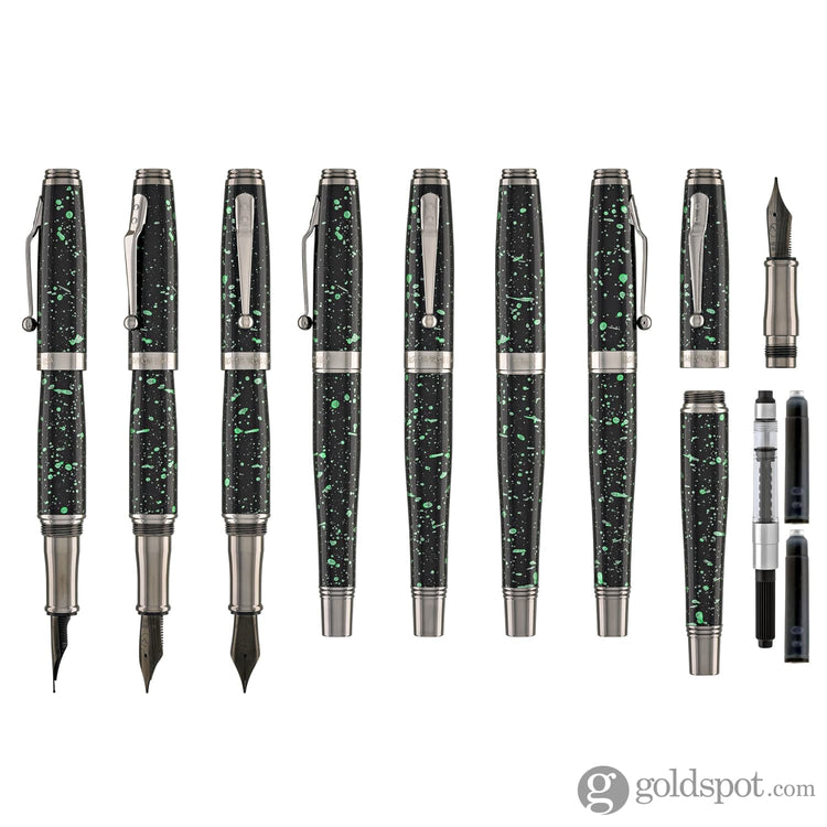 Monteverde Invincia Vega Fountain Pen in Starlight Green