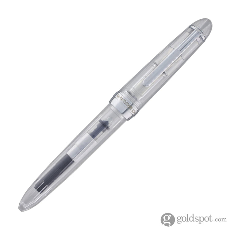 Monteverde Monza Fountain Pen in Crystal Clear - Fine Medium and Omniflex Nibs Pack of 3
