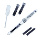 Monteverde Monza ID Fountain Pen in Clear - Flex Nib