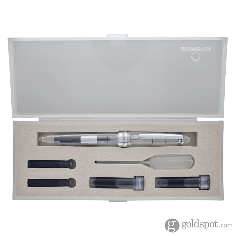 Monteverde Monza ID Fountain Pen in Clear - Flex Nib
