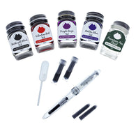 Monteverde Monza ID Fountain Pen Set in Clear - Flex Nib