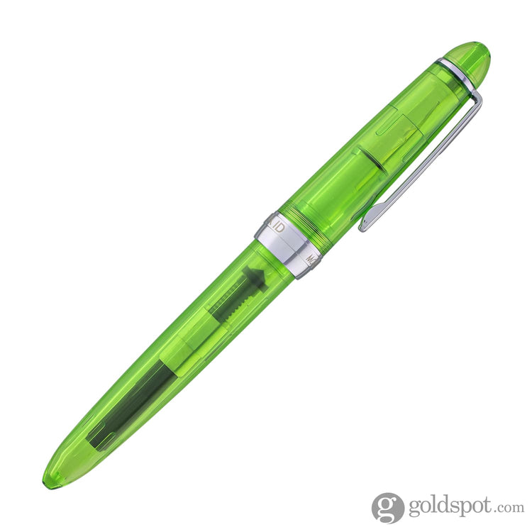 Monteverde Monza ID Fountain Pen in Green - Flex Nib