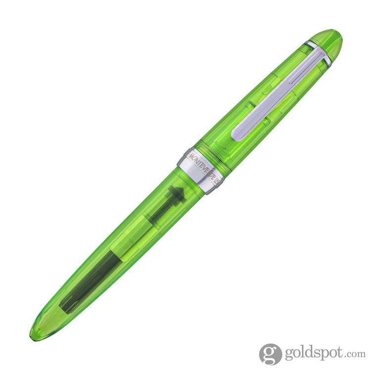 Monteverde Monza ID Fountain Pen in Green - Flex Nib