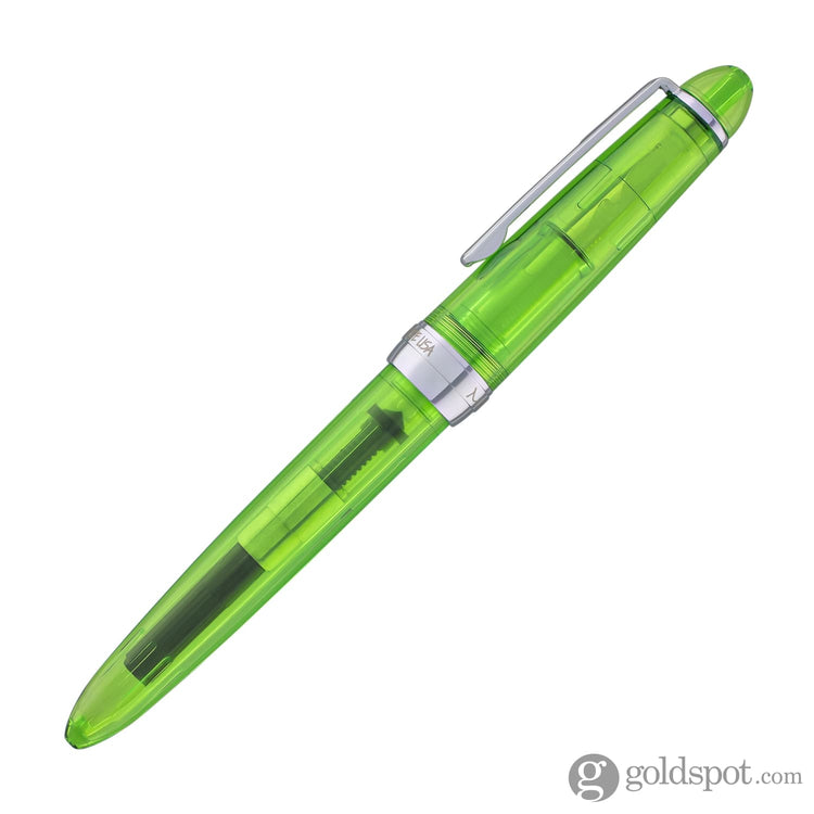 Monteverde Monza ID Fountain Pen in Green Set - Flex Nib