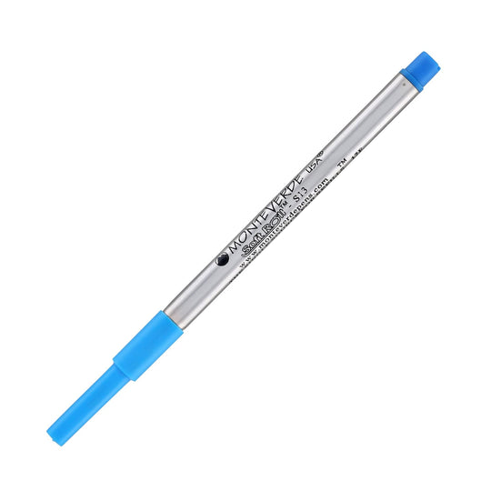 Monteverde Soft Roll Ballpoint Pen Refill in Turquoise - Medium Point