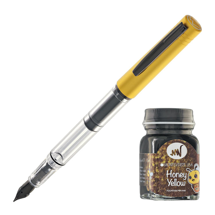 Monteverde USA MP1 Fountain Pen in Honey Yellow Fountain Pen