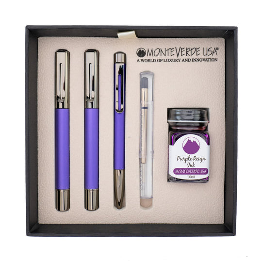 Monteverde USA Ritma 2025 Special Edition 3+2 Piece Set in Midnight Orchid