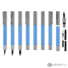 Monteverde USA Ritma Anodized Fountain Pen in Blue Fountain Pen