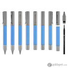 Monteverde USA Ritma Anodized Rollerball Pen in Blue Rollerball Pen