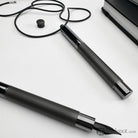 Monteverde USA Ritma Convertible Pocket-Neck Fountain Pen in Gala Black Fountain Pen