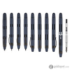Nahvalur Eclipse Retractable Fountain Pen in Cobalt with Black Trim Fountain Pen