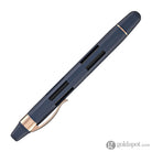 Nahvalur Eclipse Retractable Fountain Pen in Cobalt with Rose Gold Trim Fountain Pen