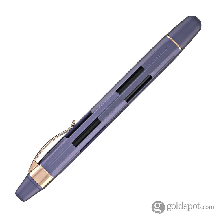 Nahvalur Eclipse Retractable Fountain Pen in Hepatizon with Rose Gold Trim Fountain Pen