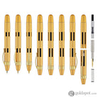 Nahvalur Eclipse Retractable Fountain Pen in Pure Gold Fountain Pen