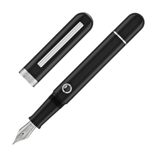 Nahvalur Nautilus Fountain Pen in Cephalopod with Silver Trim