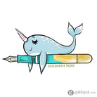 Narwhal Holographic Pen Sticker Stickers