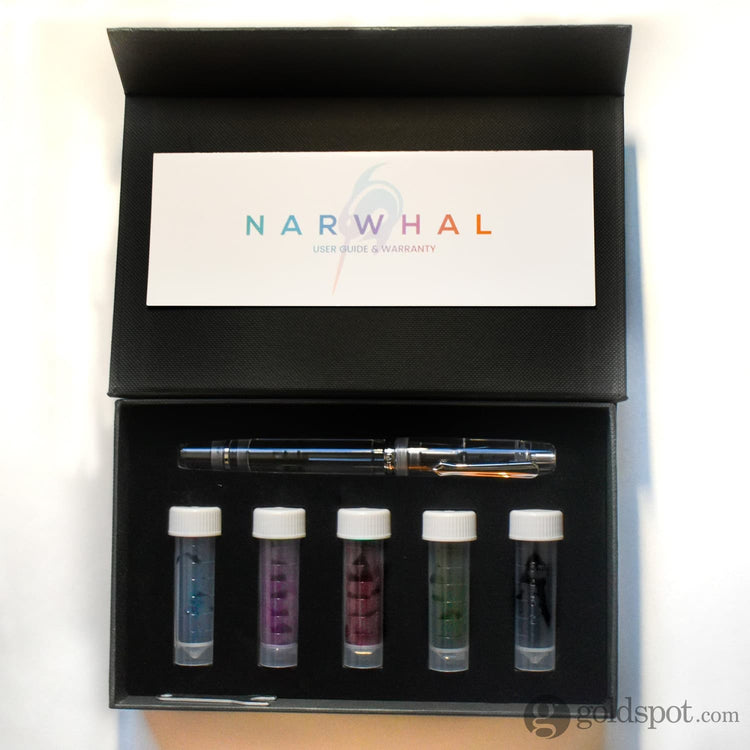 Narwhal Original Fountain Pen Ink Gift Set in Clear Demonstrator Gift Sets