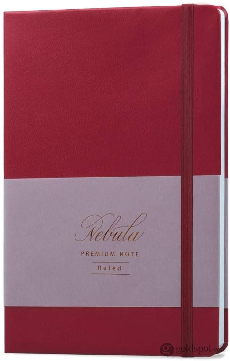 Nebula by Colorverse A5 Notebook in Ruby Wine Lined Notebooks Journals