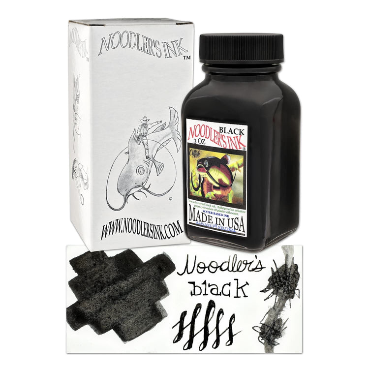 Noodler’s Bottled Ink in Bulletproof Black Bottled Ink