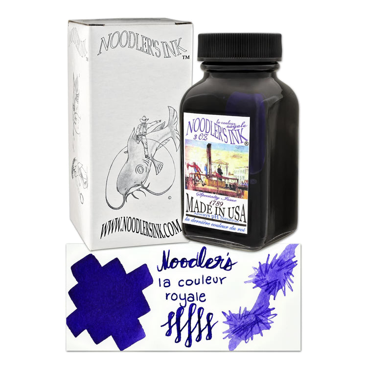 Noodler’s Bottled Ink in La Couleur Royale - 3oz Bottled Ink