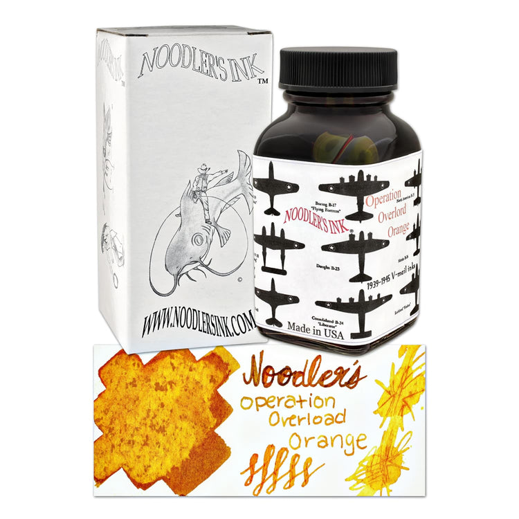 Noodler’s V-mail Bottled Ink in Operation Overlord Orange - 3oz Bottled Ink