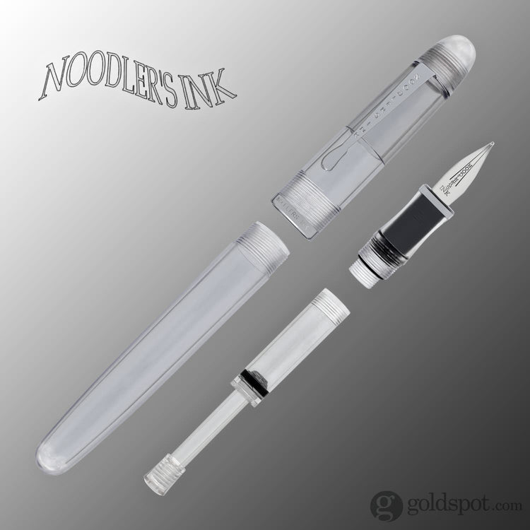 Noodlers Triple Tail Fountain Pen in Clear Demonstrator - Semi Flex Nib Fountain Pen