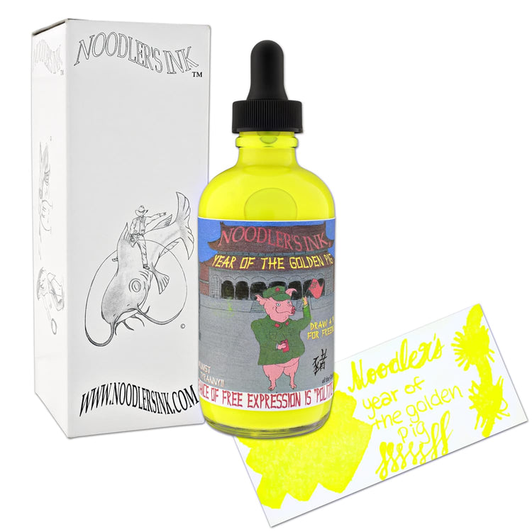 Noodler’s Bottled Ink in Year of the Golden Pig - 4.5oz Bottled Ink