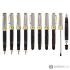 Omas Bologna Rollerball Pen in Galassia Argento with Gold Trim Rollerball Pen