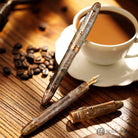 Omas Ogiva Cocktail Series Fountain Pen in Espresso Martini with Brown Trim Limited Edition Fountain Pen