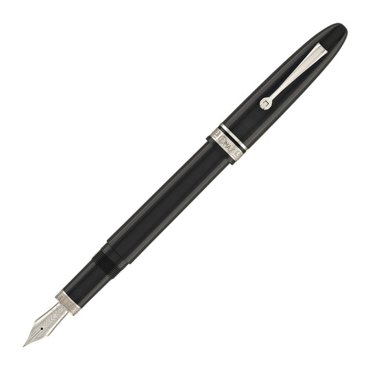 Omas Ogiva Fountain Pen in Nera with Silver Trim