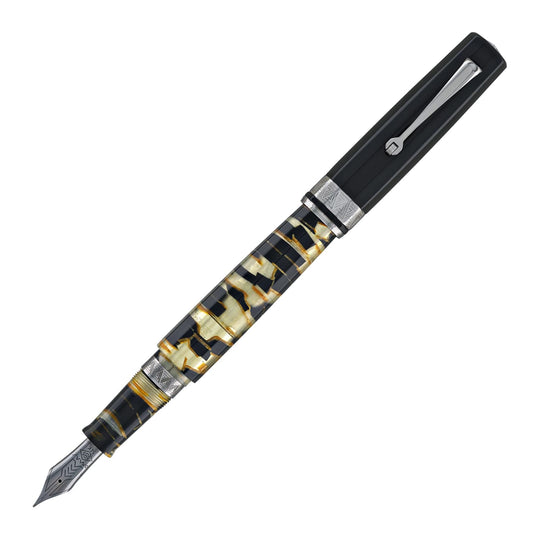 Omas Paragon Fountain Pen in Black Lucens with Black Trim