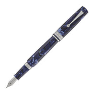Omas Paragon Fountain Pen in Blue Royale with Silver Trim