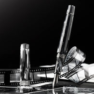 Omas Paragon Fountain Pen in Grigio Perla with Ruthenium Trim