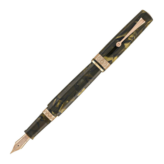 Omas Paragon Fountain Pen in Saft Green with Rose Gold Trim