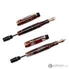 Opus 88 Harmony Fountain Pen in Red Grey Marble with Rose Gold Fountain Pen