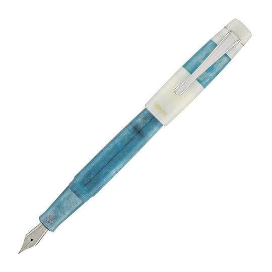 Opus 88 Koloro Fountain Pen in White and Blue