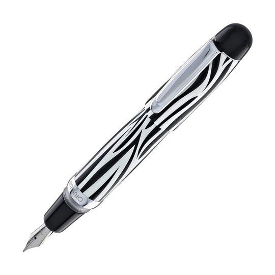 Opus 88 Mini Fountain Pen in Savannah Zebra