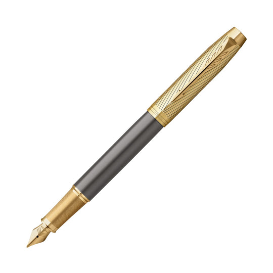 Parker IM Pioneers Fountain Pen in Arrow with Gold Trim