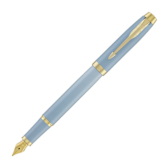 Parker IM Writing Rituals Fountain Pen in Turquoise Green with Gold Trim