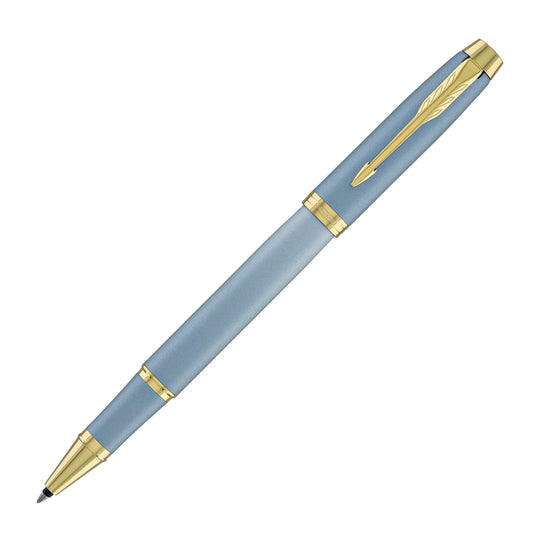 Parker IM Writing Ritual Rollerball Pen in Turquoise Green with Gold Trim