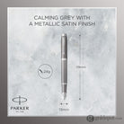 Parker IM Ritual Fountain Pen in Grey with Chrome Trim Fountain Pen