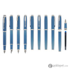 Parker IM Writing Rituals Fountain Pen in Peaceful Blue Gradient with Chrome Trim Fountain Pen