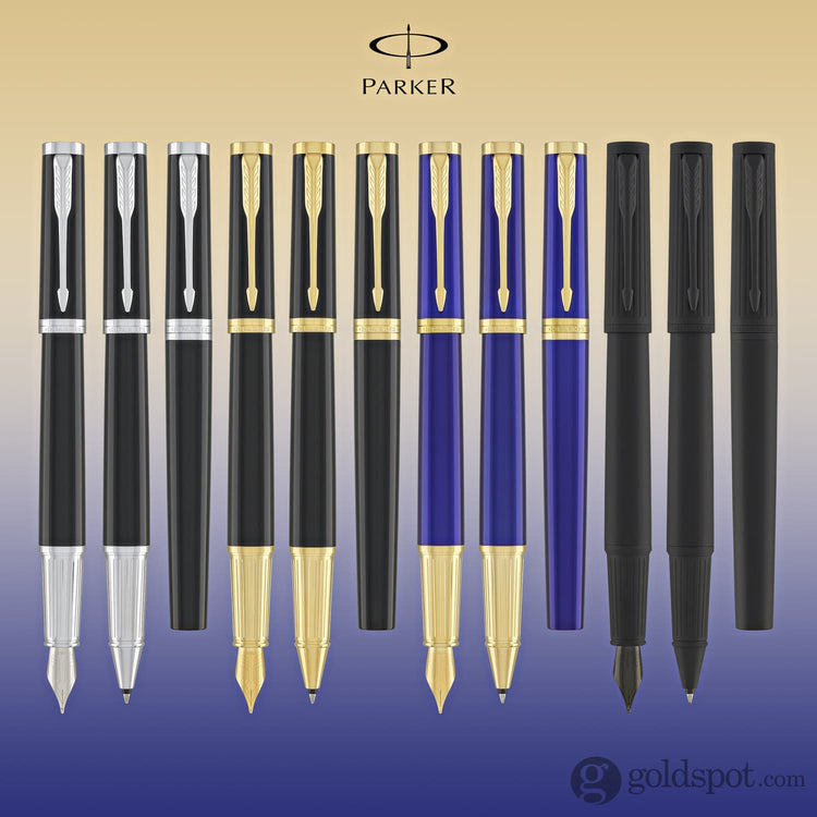 Parker Ingenuity Fountain Pen in Black with Black Trim Fountain Pen