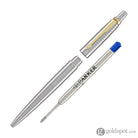 Parker Jotter 70th Anniversary Ballpoint Pen in Stainless Steel with Gold Trim - Medium Point Ballpoint Pens