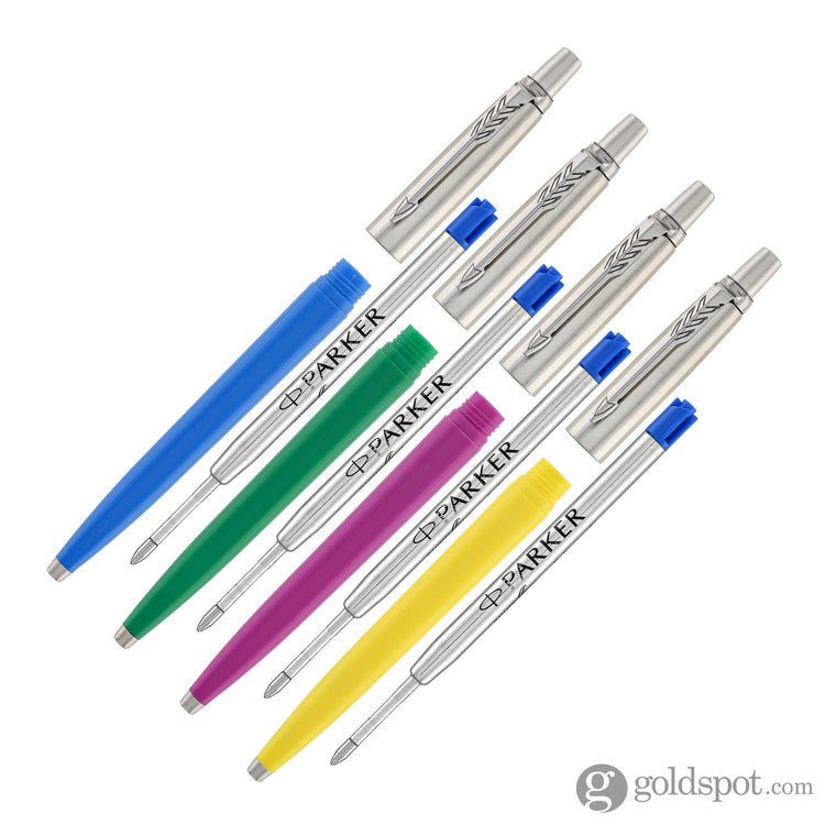 Parker Jotter Originals Ballpoint Pen Collection Medium Point Blue Ink 4 Count Pen